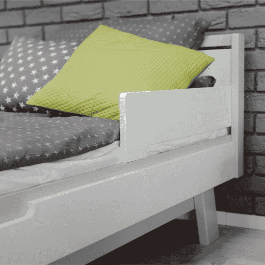 Postel pro Teenagery Lussi 160 Gekko Kids, Bílá / Šedá